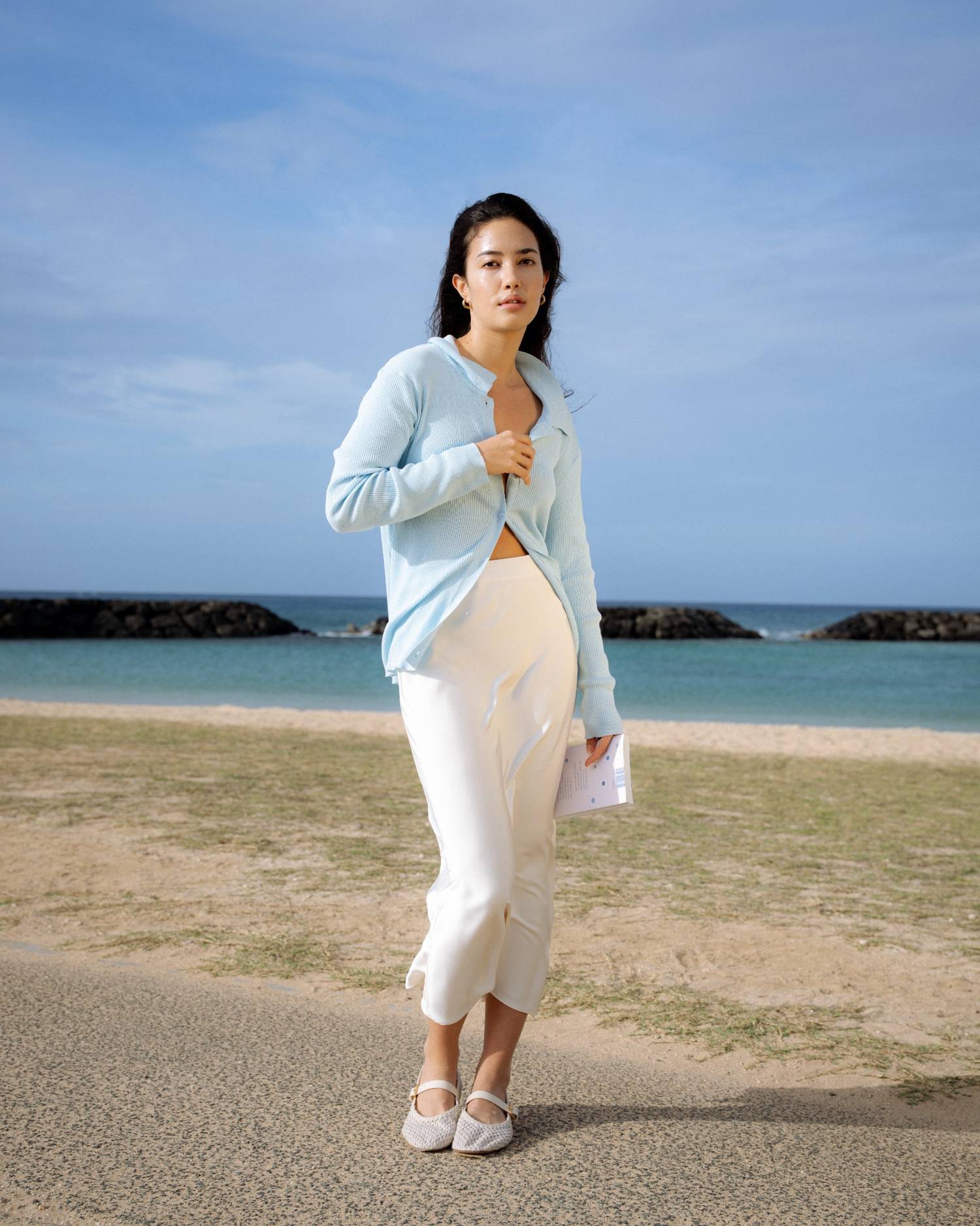 Sum Powder Blue Cardigan