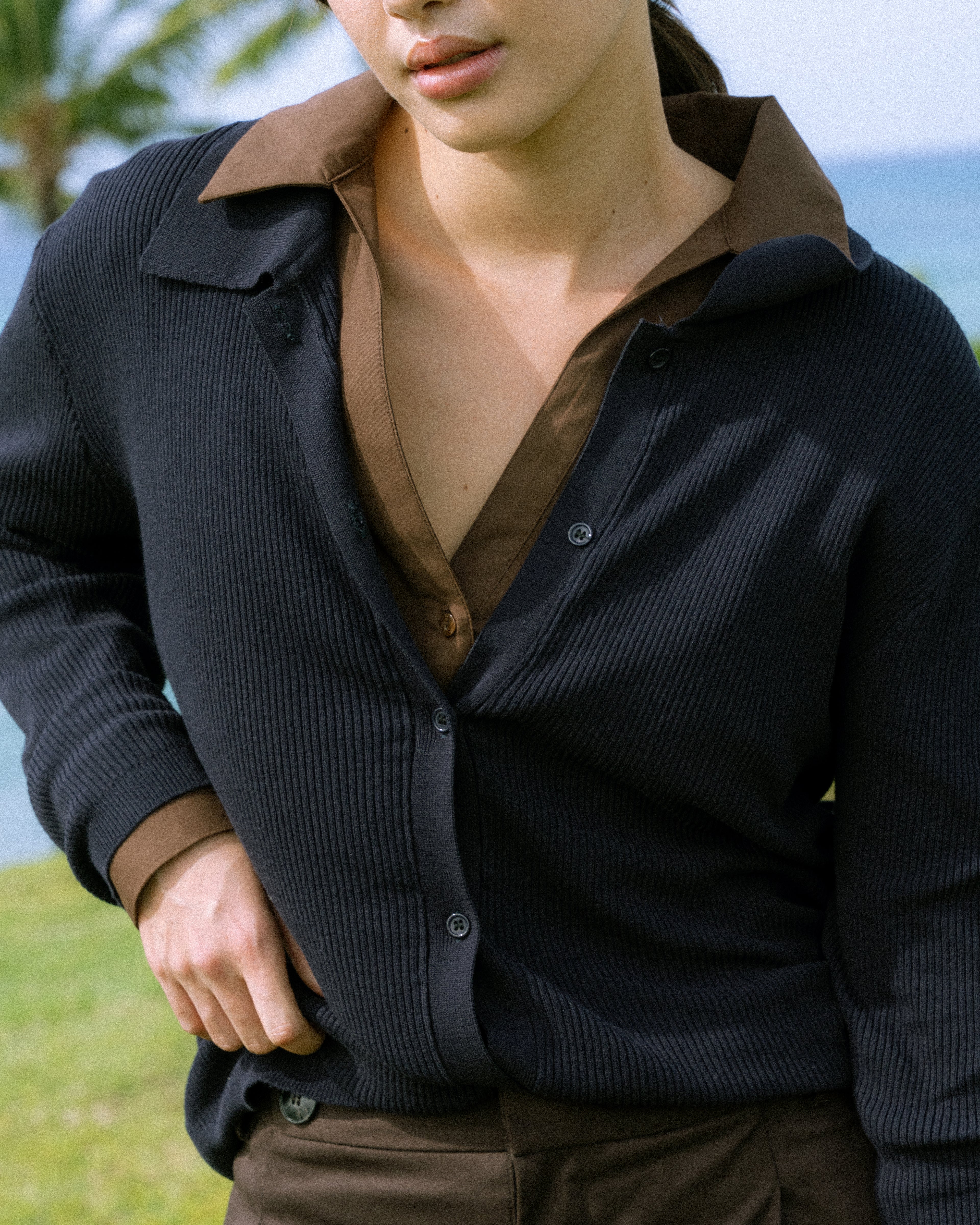 Sum Navy Blue Cardigan