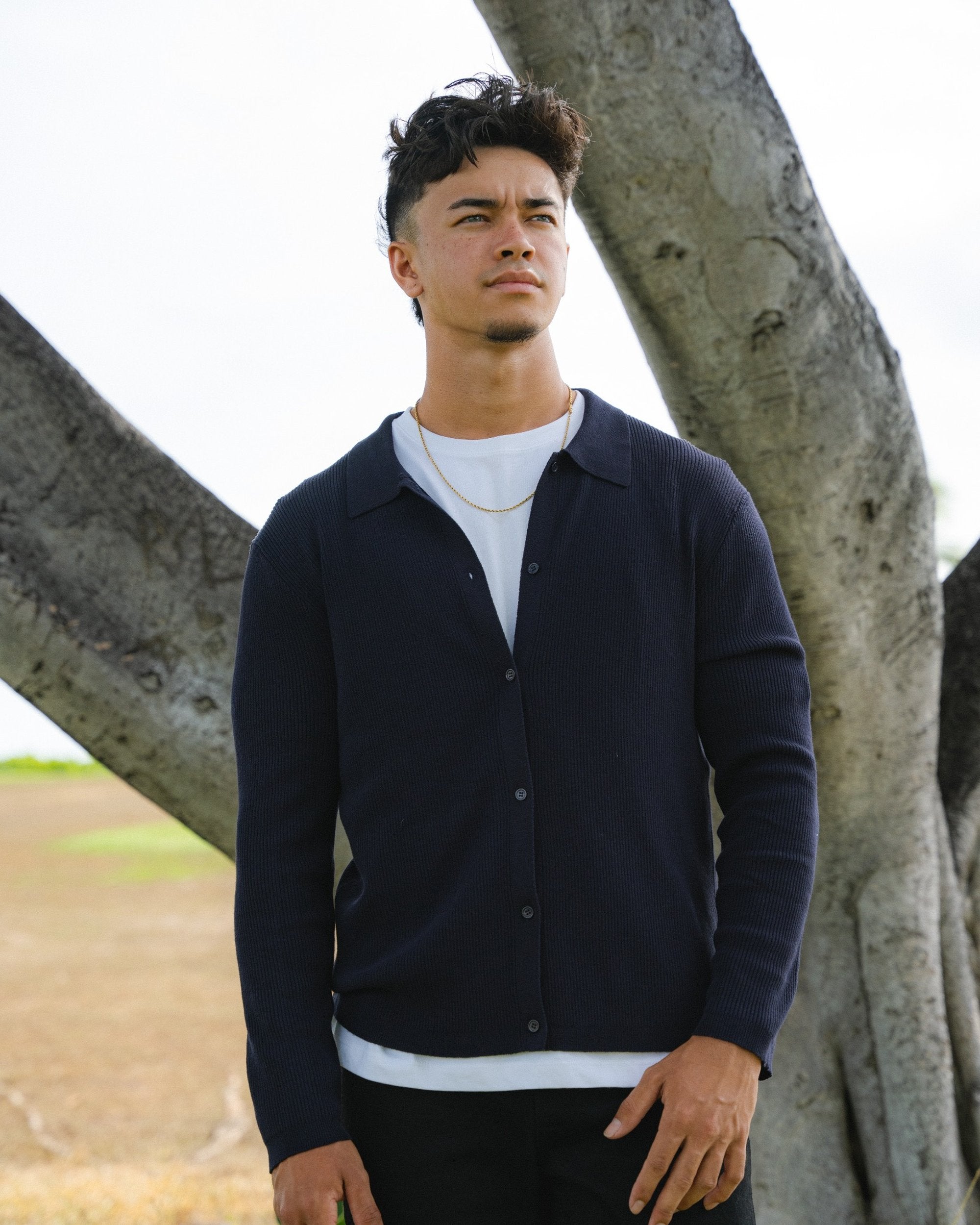 Sum Navy Blue Cardigan