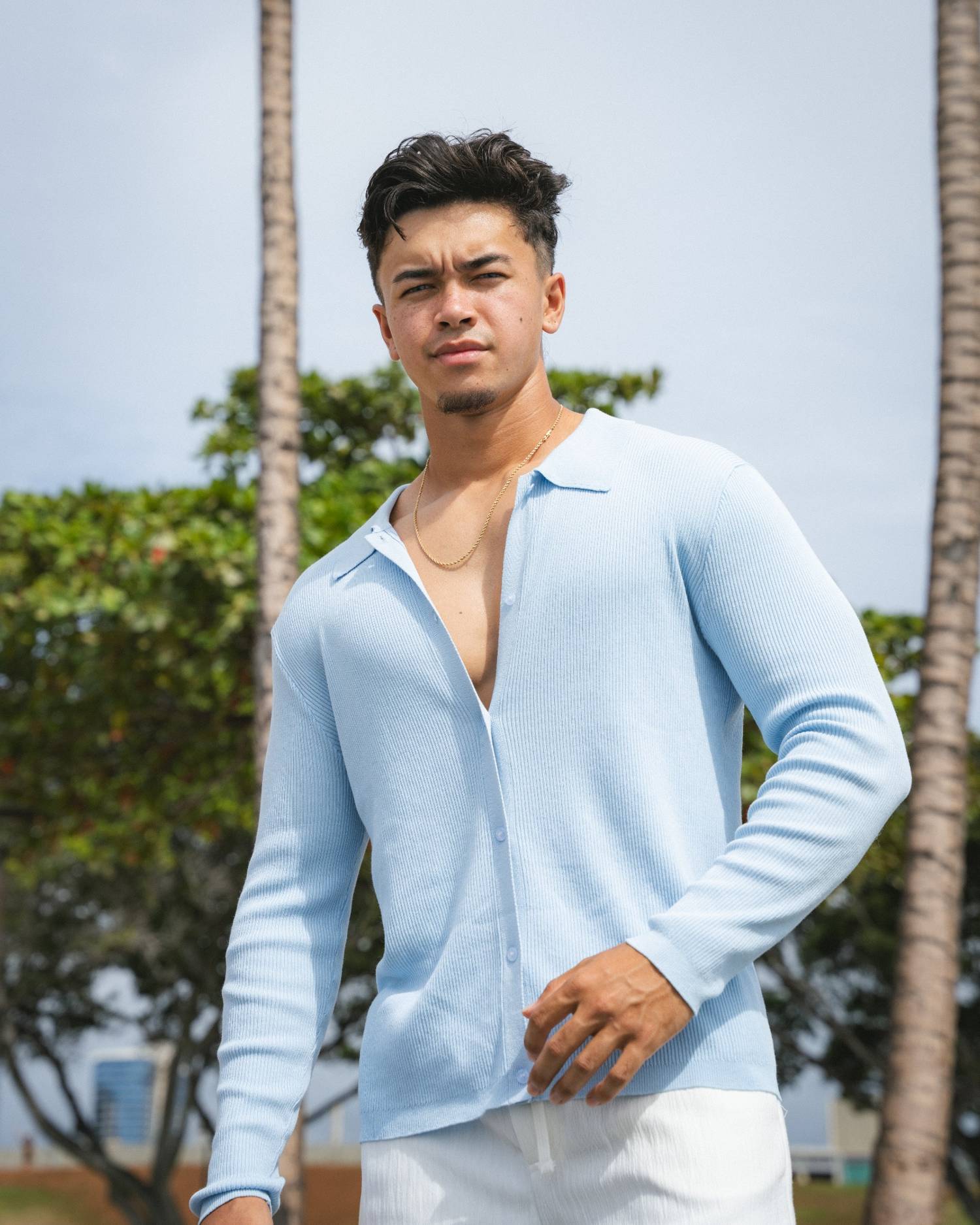 Sum Powder Blue Cardigan