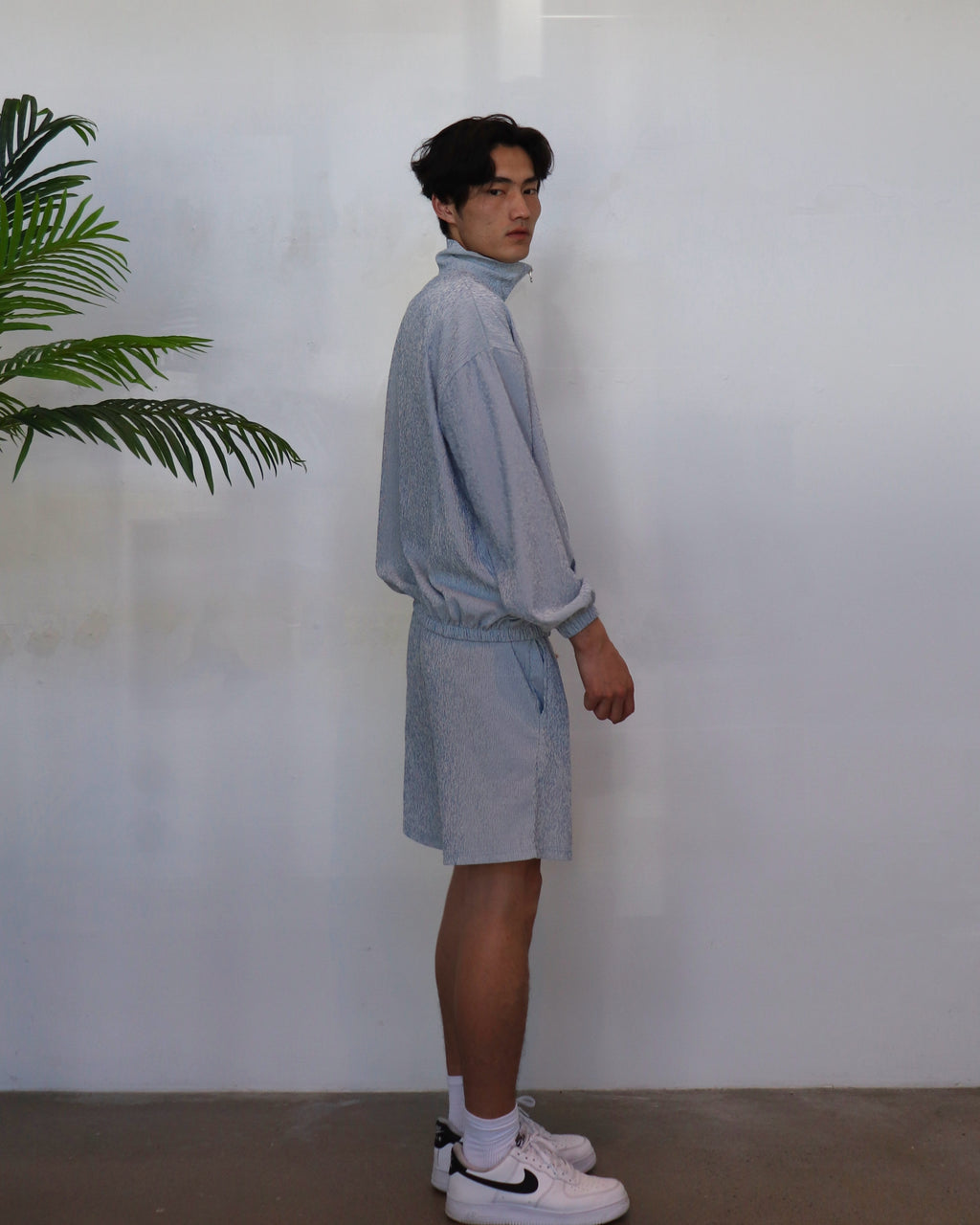 Lightweight Waikiki Jacket - Striped Blue