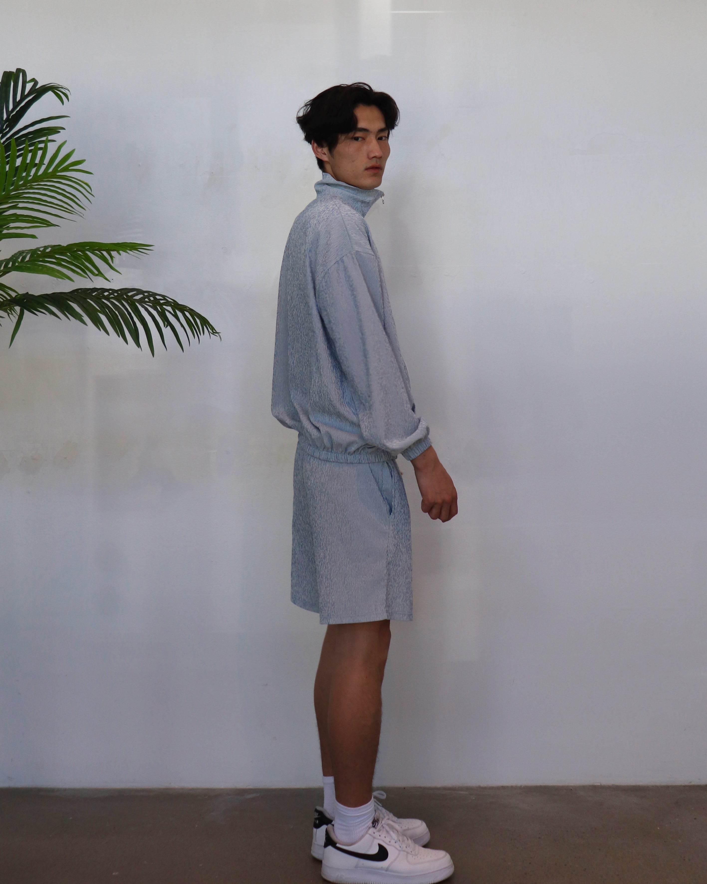 Lightweight Waikiki Jacket - Striped Blue