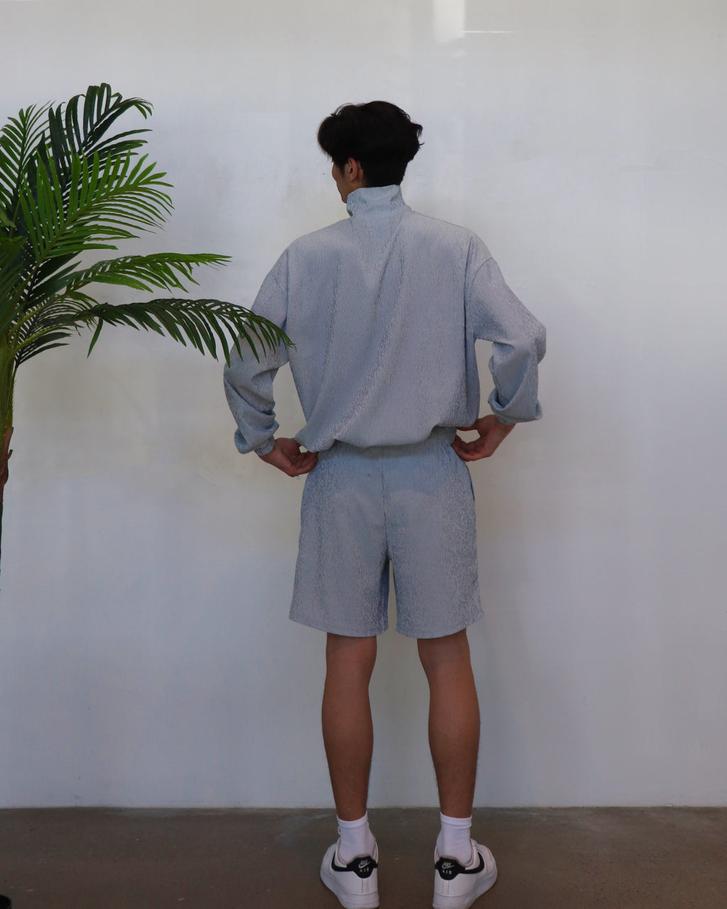 Lightweight Waikiki Jacket - Striped Blue