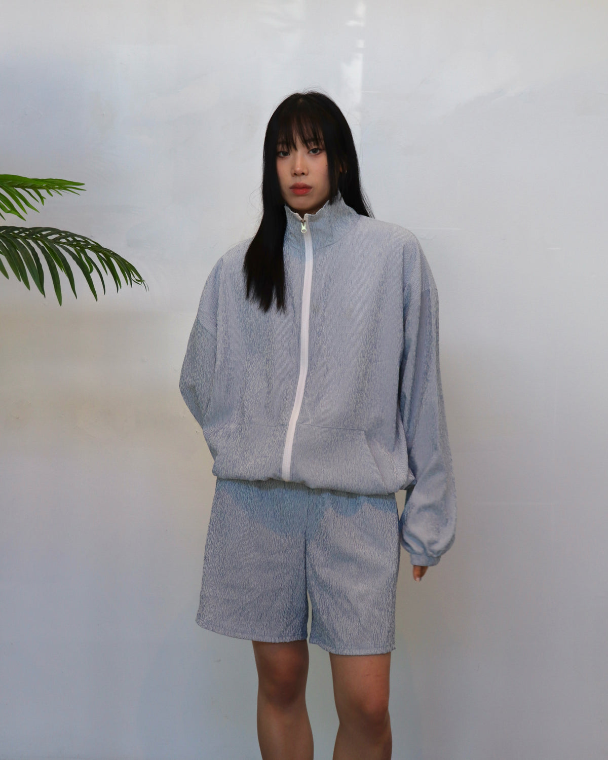 Lightweight Waikiki Jacket - Striped Blue